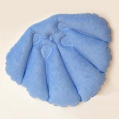 Подушка в ванную "Ракушка" (голубая)